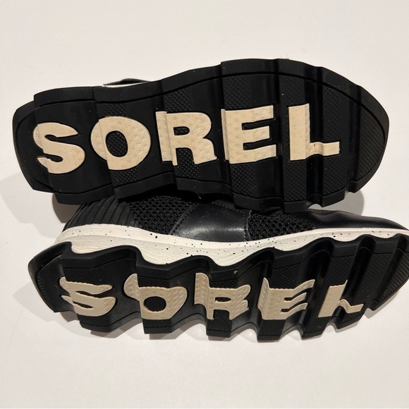 Sorel Kinetic Sneakers Womens Size 7.5 Sea Salt Black - Picture 8 of 8